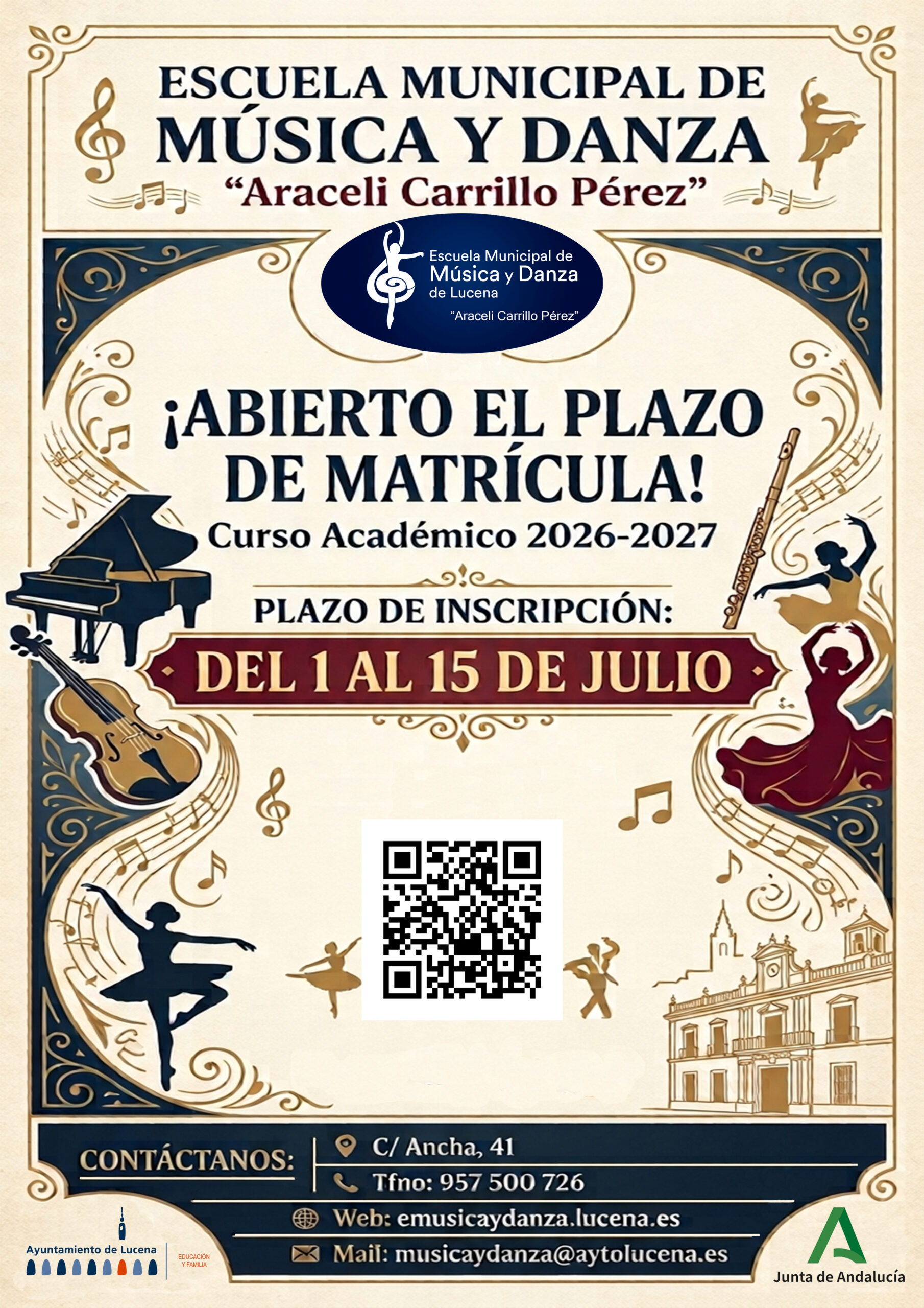 PLAZO DE MATRÍCULA ABIERTO